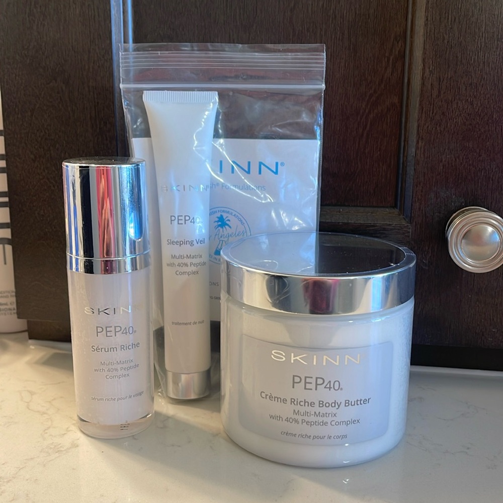 SKINN PEP 40 skin care set by Dimitri James